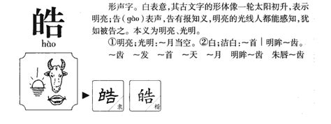 皓意思名字